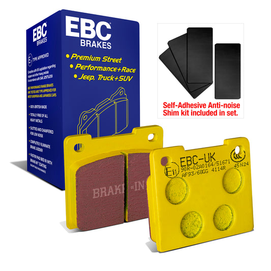 EBC Yellowstuff 4000 Series Street and Track Brake Pad Set (DP4114R)