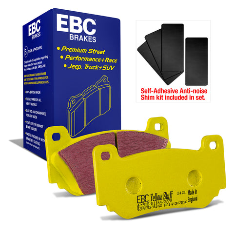 EBC Yellowstuff 4000 Series Street and Track Brake Pad Set (DP41377R)