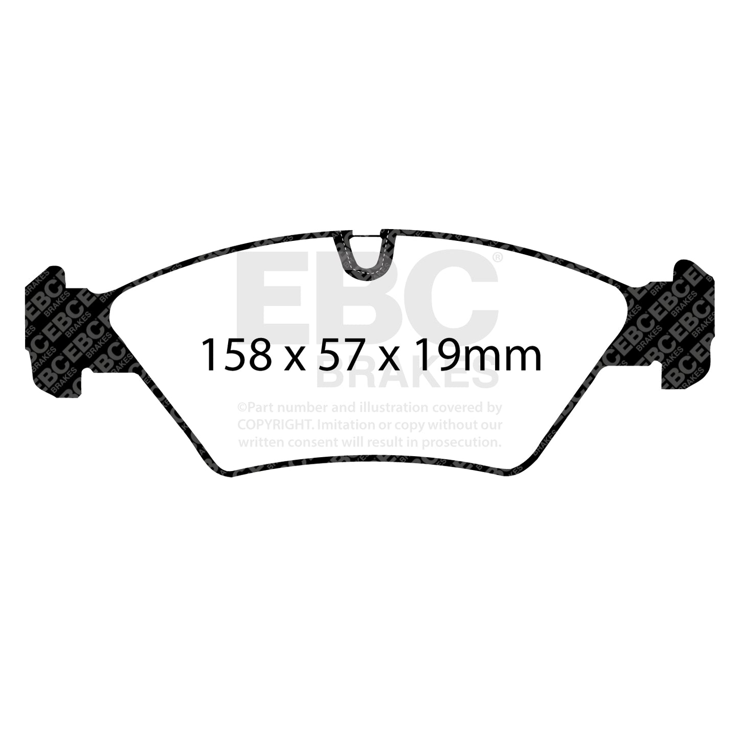EBC Racing RP-X Track and Race Brake Pads (DP8414RPX)