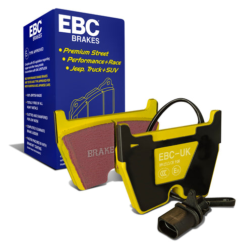 EBC Yellowstuff 4000 Series Street and Track Brake Pad Set (DP41513/3R)