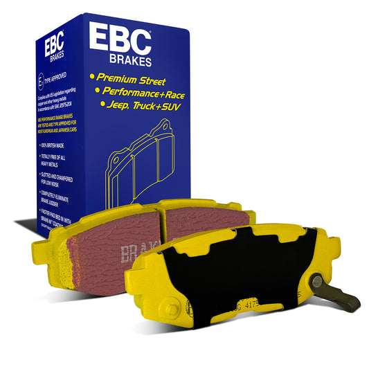 EBC Yellowstuff 4000 Series Street and Track Brake Pad Set (DP41758R)