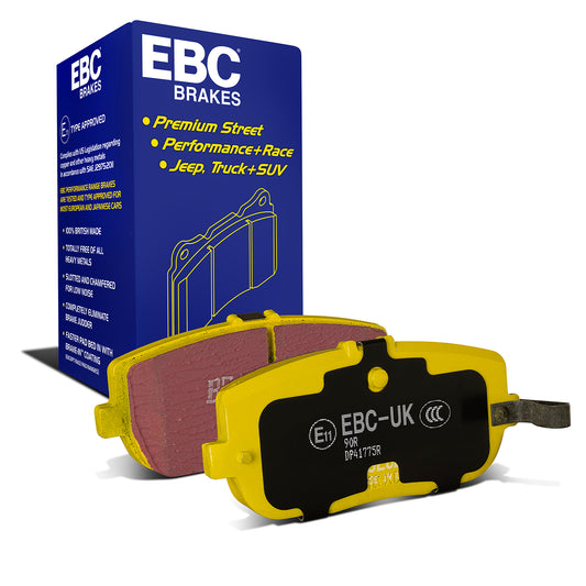 EBC Yellowstuff 4000 Series Street and Track Brake Pad Set (DP41775R)