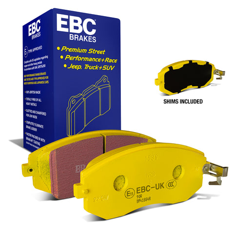 EBC Yellowstuff 4000 Series Street and Track Brake Pad Set (DP41884R)