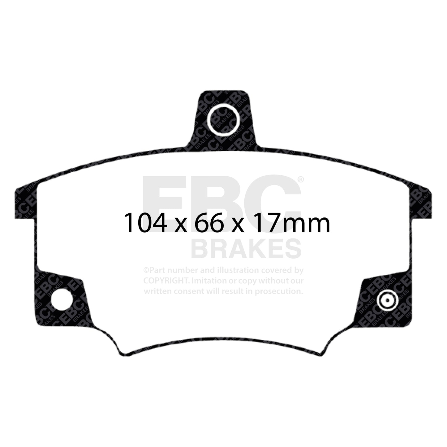 EBC Brakes Pad  and  Disc Kit (PD01KF503)