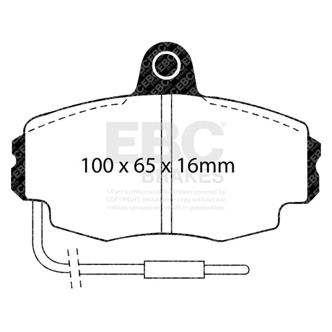 EBC Brakes Pad and Disc Kit (PDKF508)
