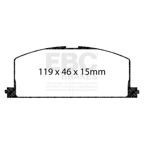 EBC Brakes Pad and Disc Kit (PDKF1957)