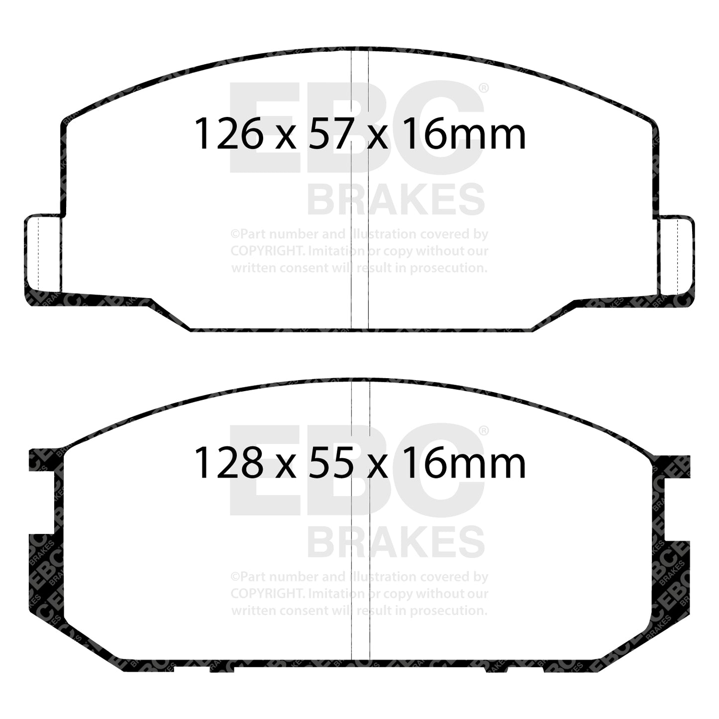 EBC Brakes Pad and Disc Full vehicle Kit (PD40K1863)