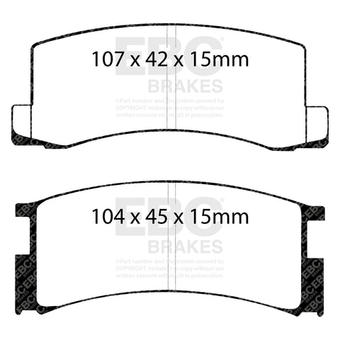 EBC Brakes Pad and Disc Full vehicle Kit (PD40K1097)