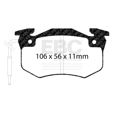 EBC Brakes Pad and Disc Kit (PD11KR444)