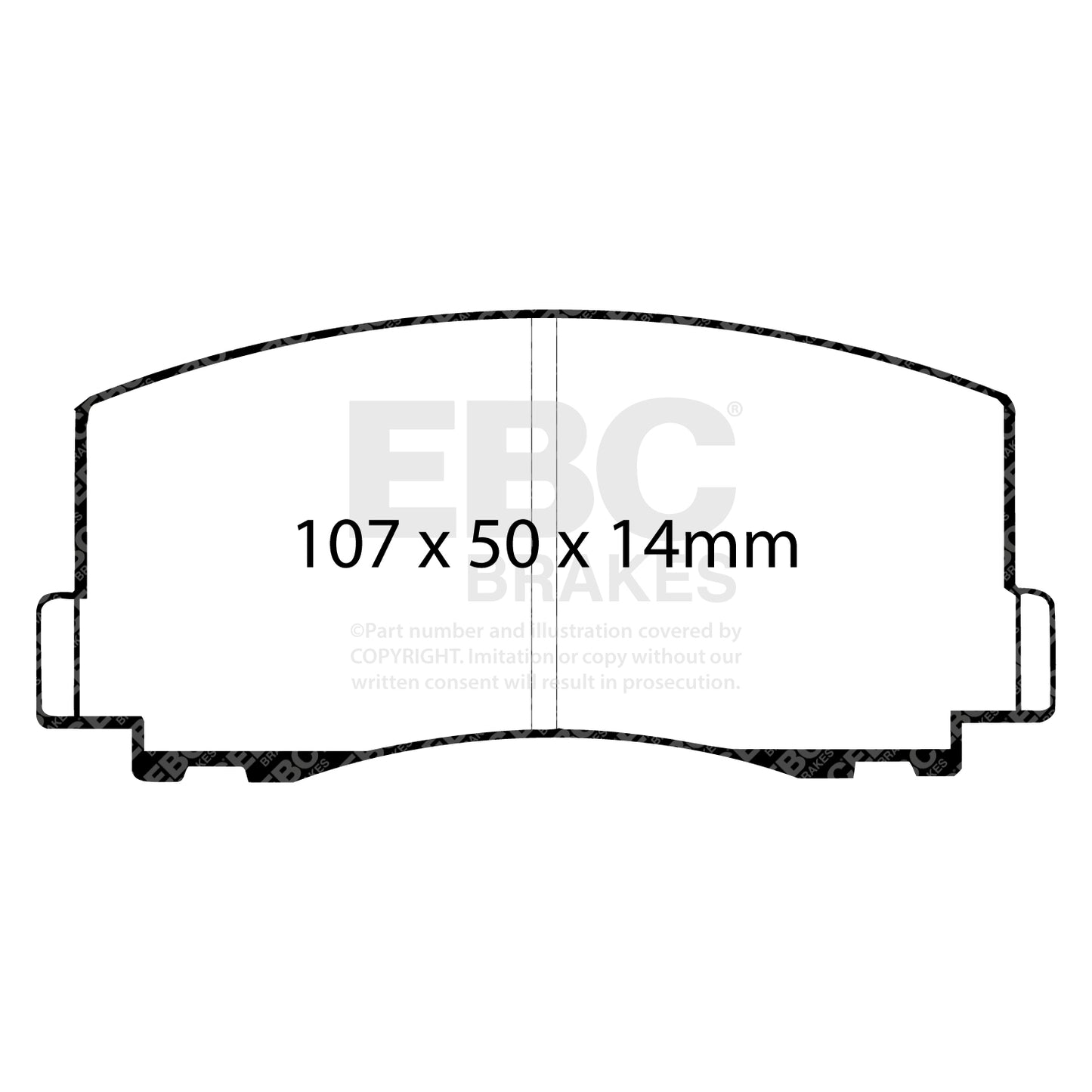 EBC Ultimax OE Replacement Brake Pad Set (DP460)