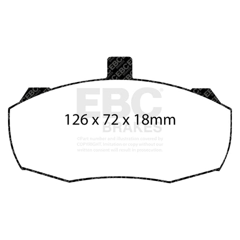 EBC Brakes Pad and Disc Kit (PDKF813)