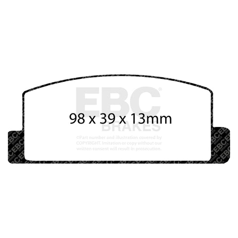 EBC Brakes Pad and Disc Full vehicle Kit (PD40K1138)