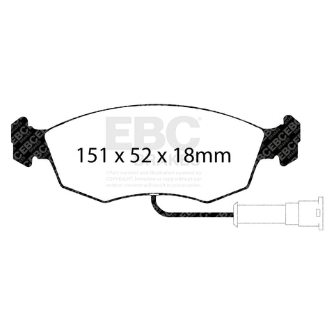 EBC Brakes Pad  and  Disc Kit (PD01KF573)