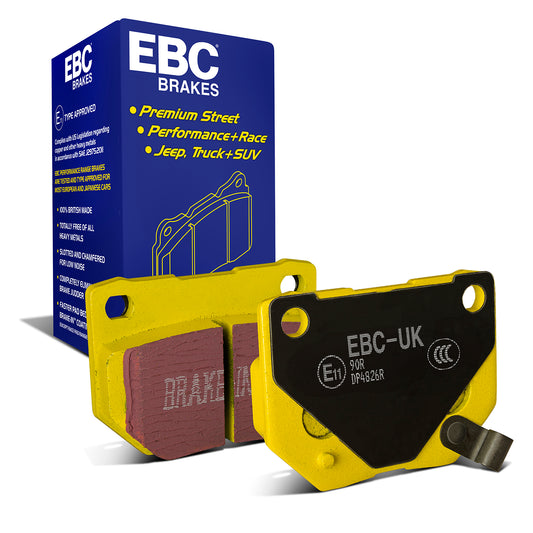 EBC Yellowstuff 4000 Series Street and Track Brake Pad Set (DP4826R)