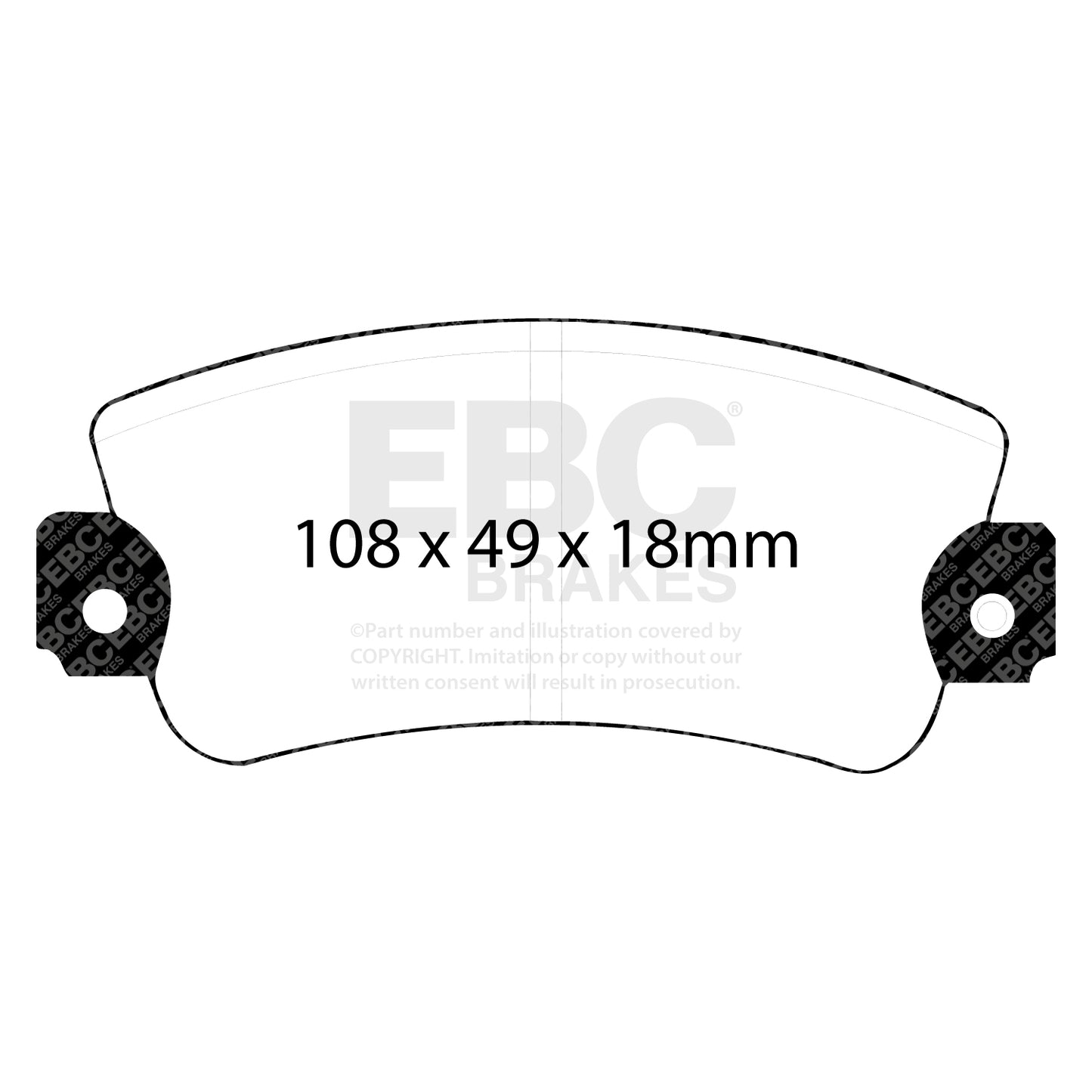 EBC Brakes Pad  and  Disc Kit (PD01KF488)
