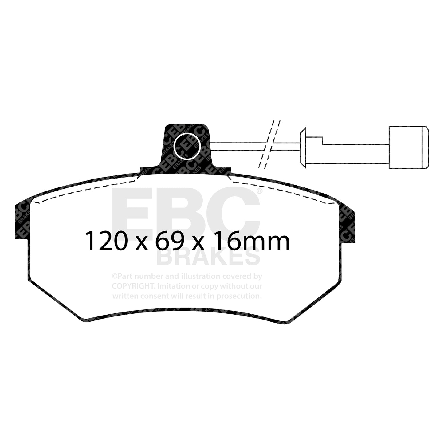 EBC Brakes Ultimax Pad and Plain Disc Full vehicle Kit (PD40K122)