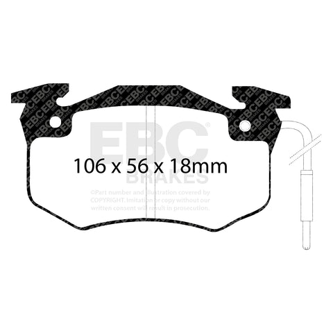 EBC Brakes Pad and Disc Kit (PDKF1709)