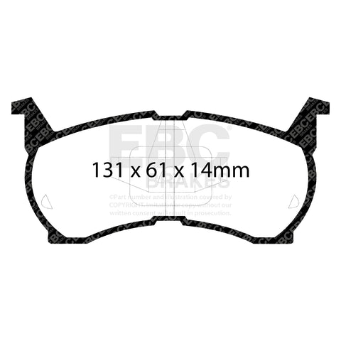EBC Brakes Pad and Disc Kit (PDKF1158)