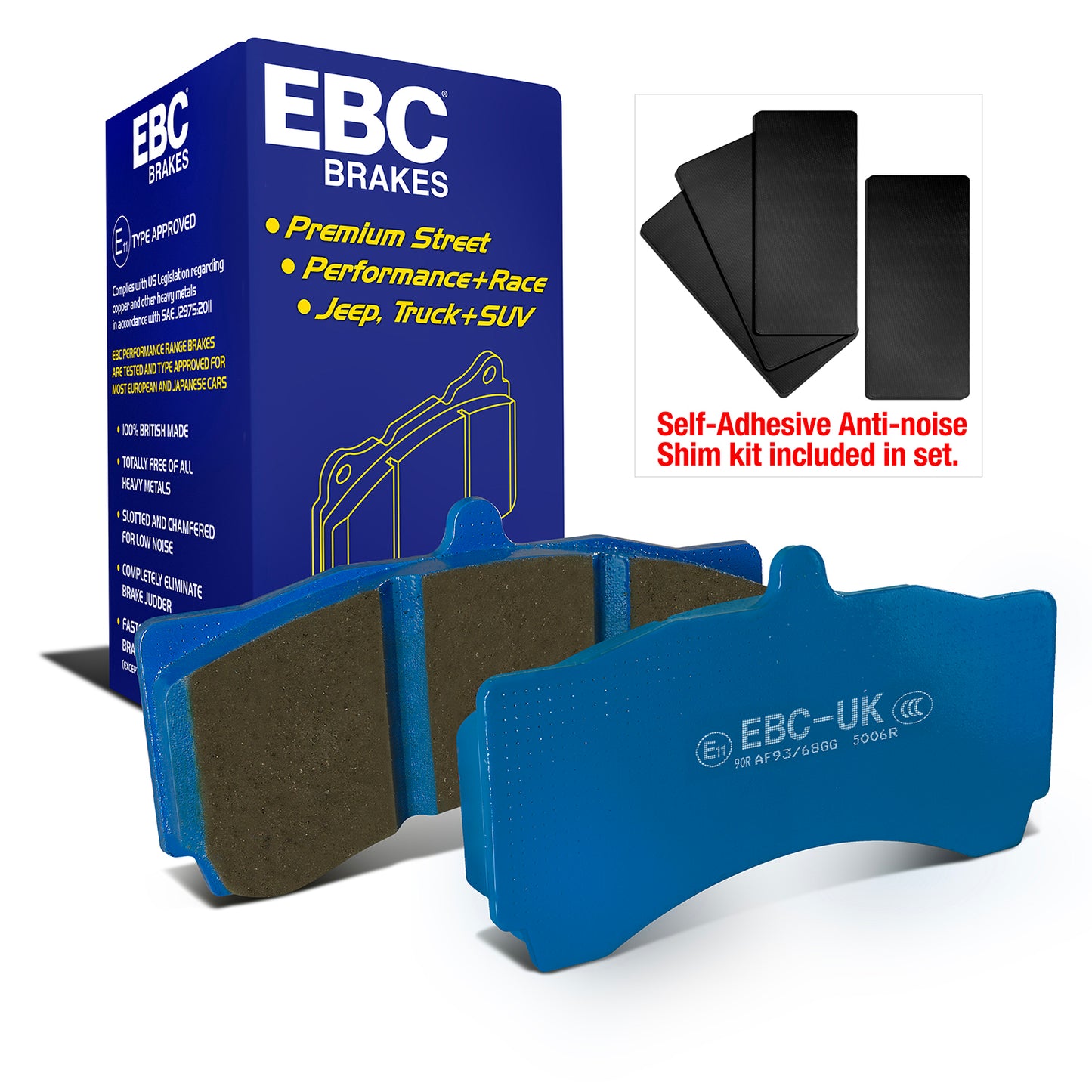 EBC Bluestuff NDX Trackday Brake Pad Set (DP5006NDX)