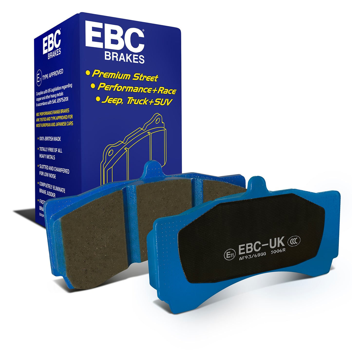 EBC Bluestuff NDX Trackday Brake Pad Set (DP5006NDX)