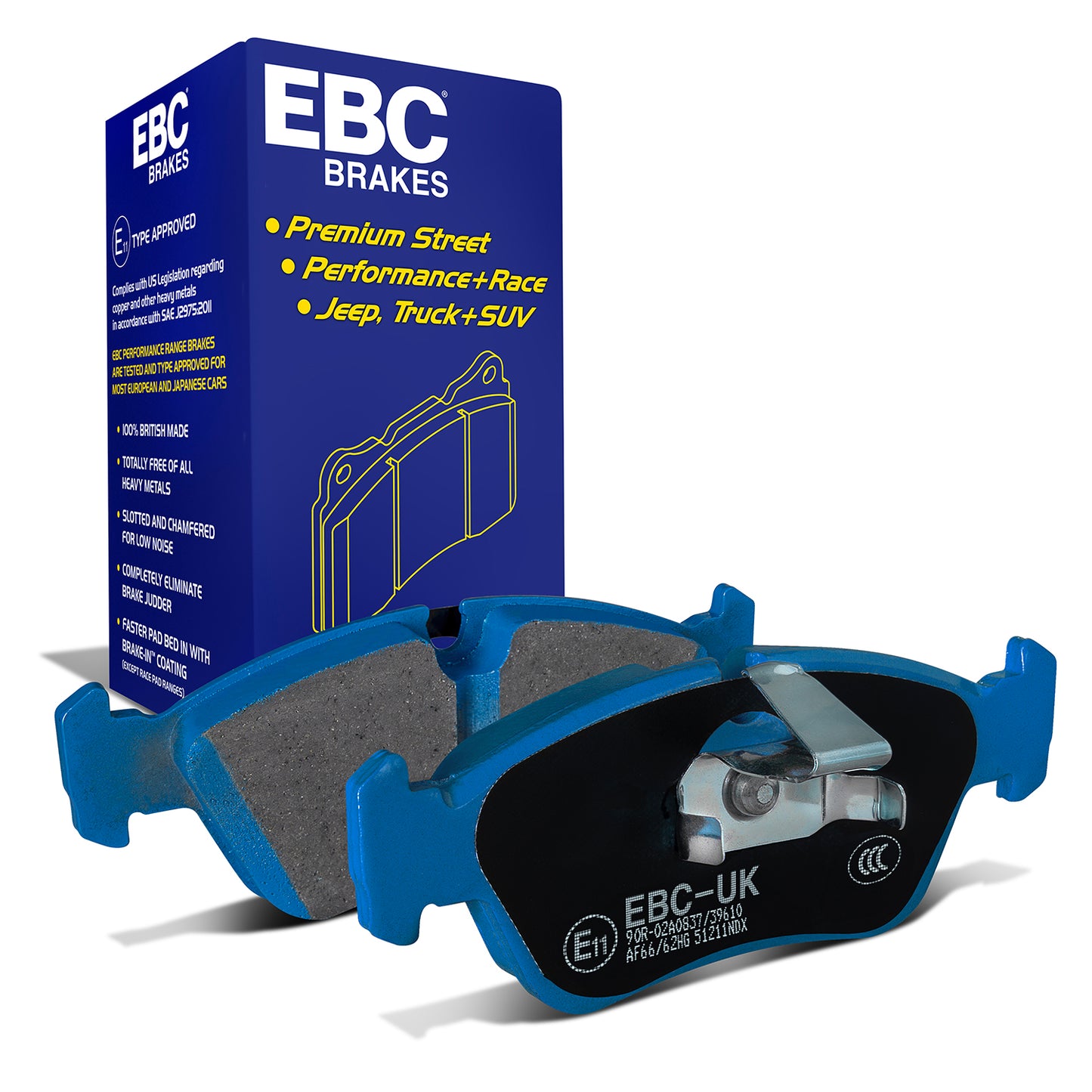 EBC Bluestuff NDX Trackday Brake Pad Set (DP51211NDX)