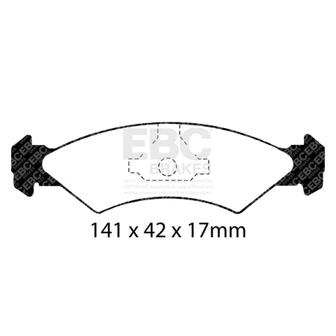 EBC Brakes Pad and Disc Kit (PDKF721)