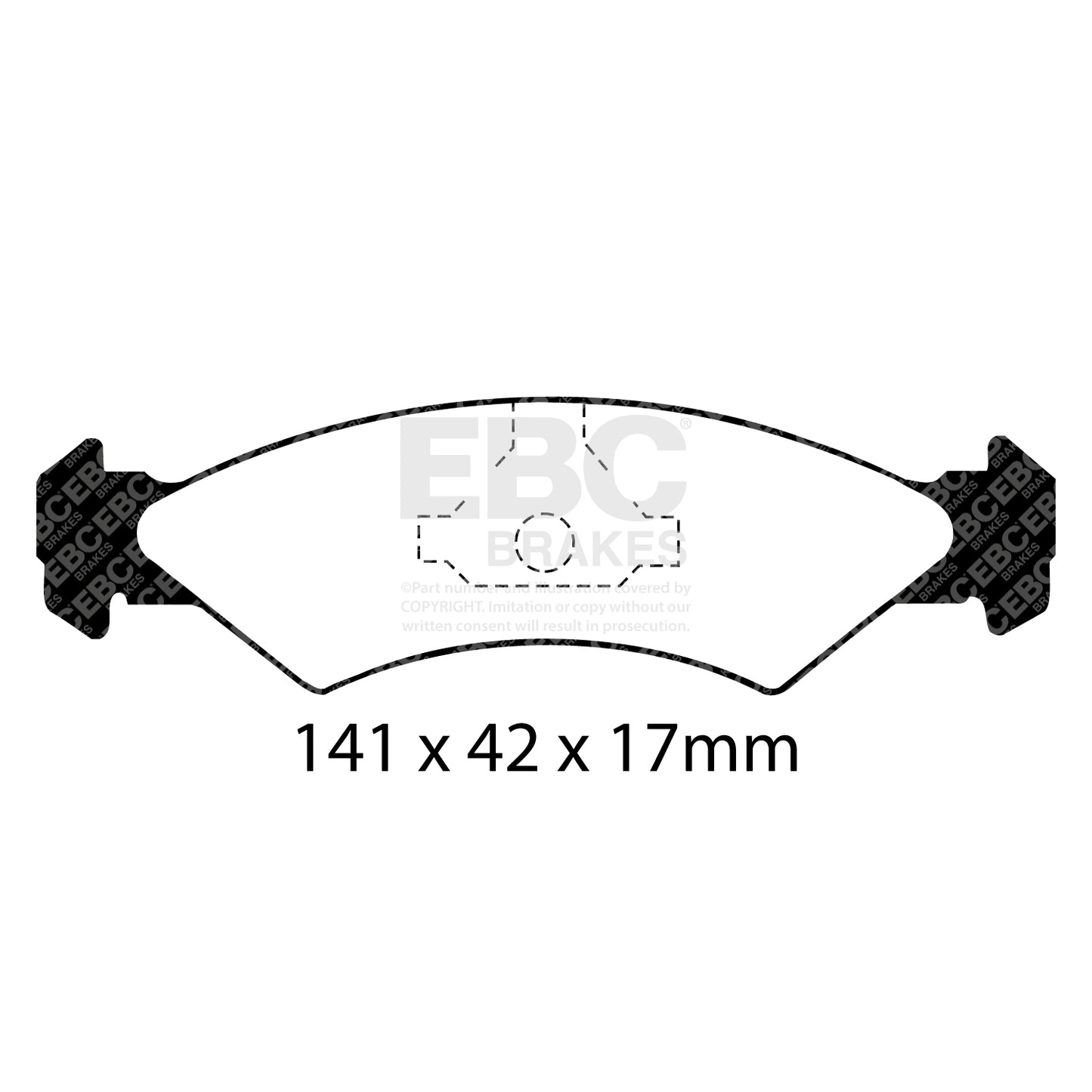 EBC Brakes Pad and Disc Kit (PD03KF472)