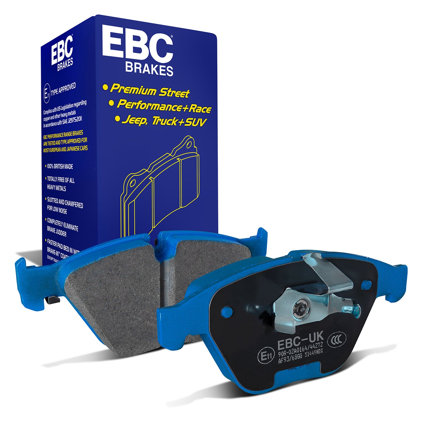 EBC Bluestuff NDX Trackday Brake Pad Set (DP51449NDX)