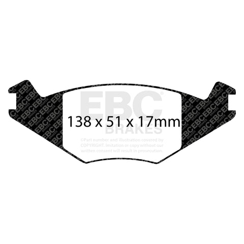 EBC Brakes Pad  and  Disc Kit (PD01KF1338)
