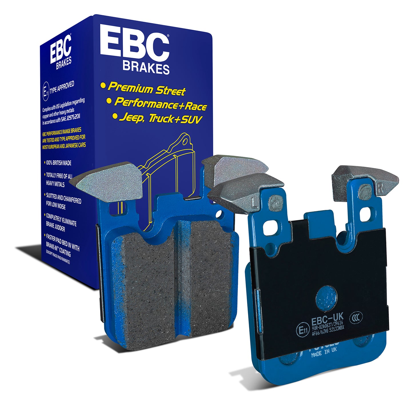 EBC Bluestuff NDX Trackday Brake Pad Set (DP52133NDX)