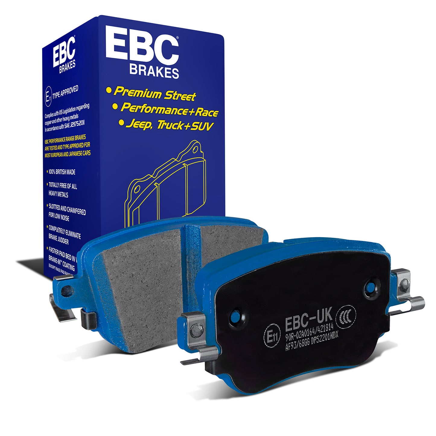 EBC Bluestuff Brake Pad 5000 Series TrackDay Set (DP52201NDX)