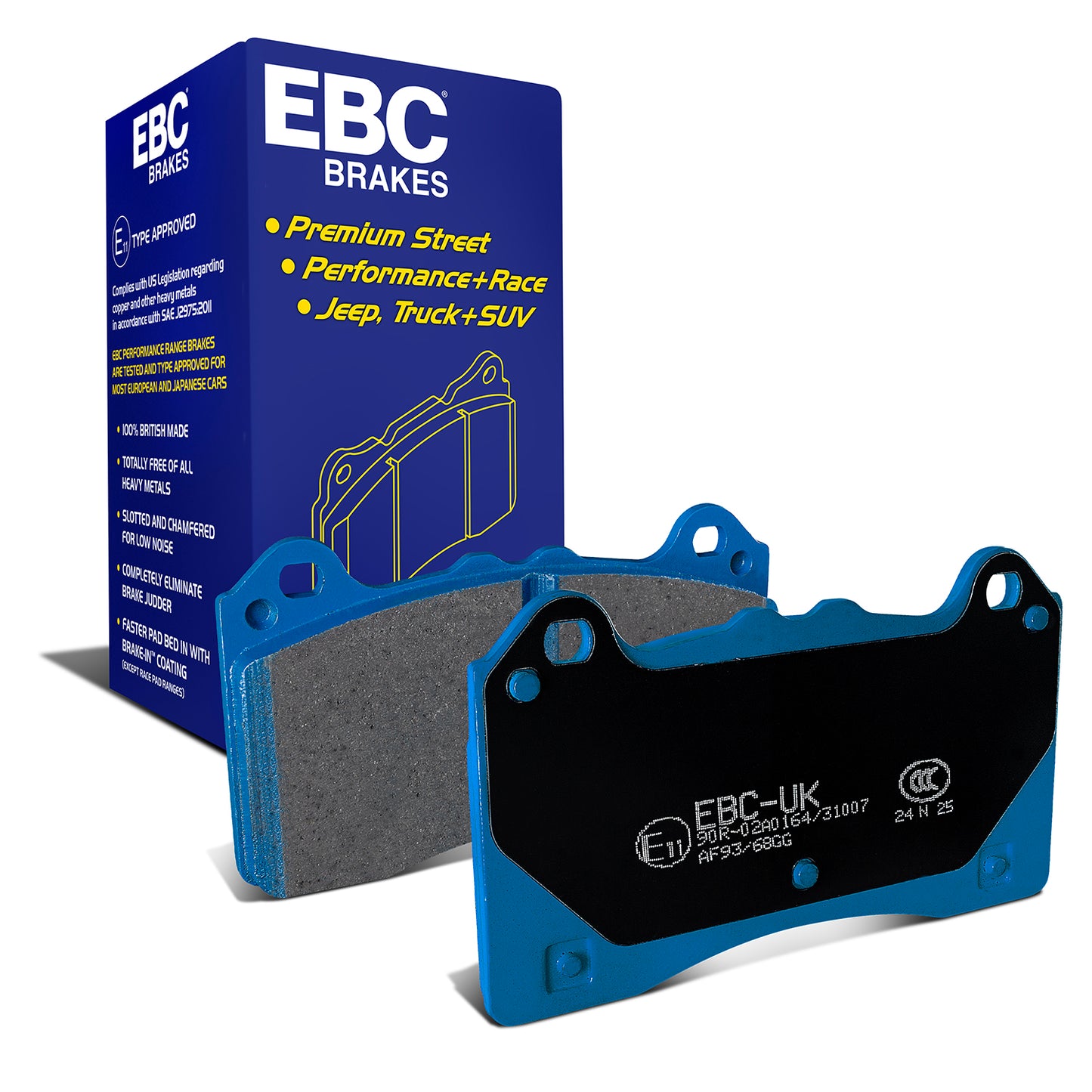 EBC Bluestuff NDX Trackday Brake Pad Set (DP52274NDX)