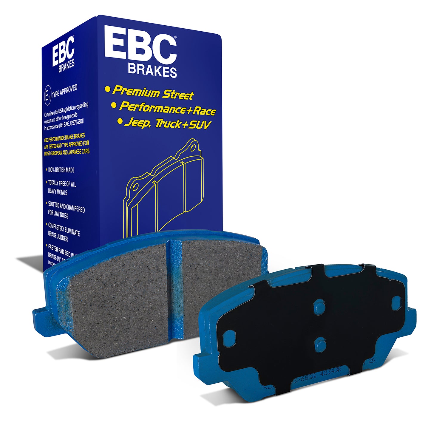 EBC Bluestuff NDX Trackday Brake Pad Set (DP52343NDX)