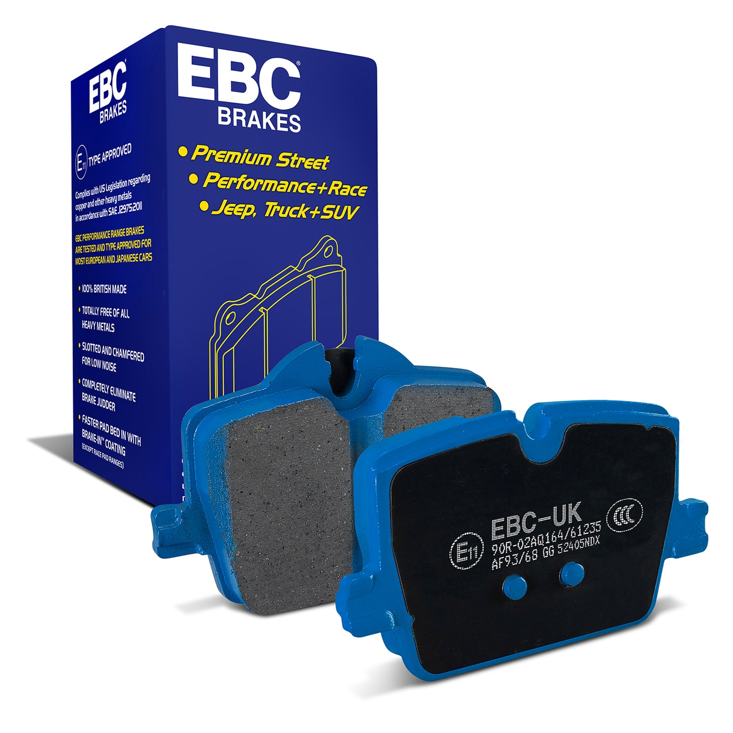 EBC Bluestuff Brake Pad 5000 Series TrackDay Set (DP52405NDX)