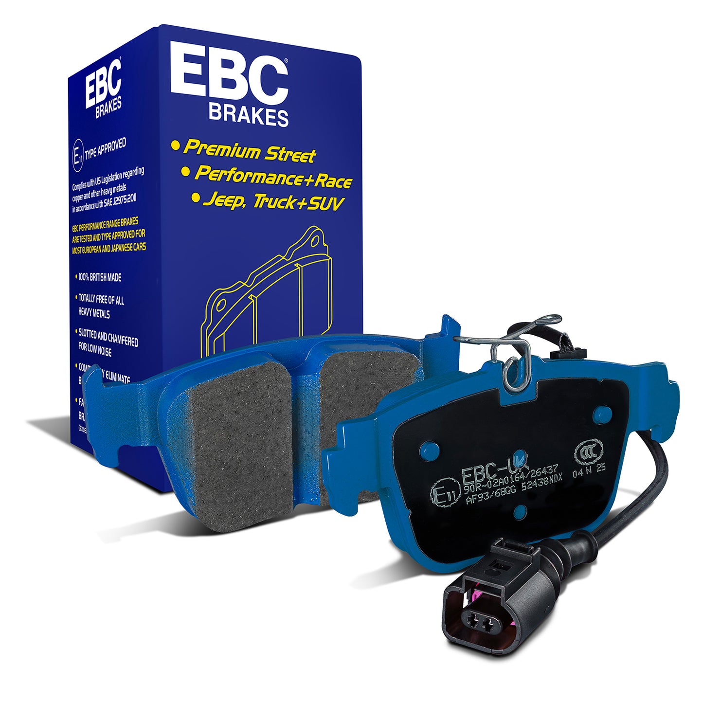 EBC Bluestuff NDX Super-Street & Trackday Brake Pads (DP52438NDX)