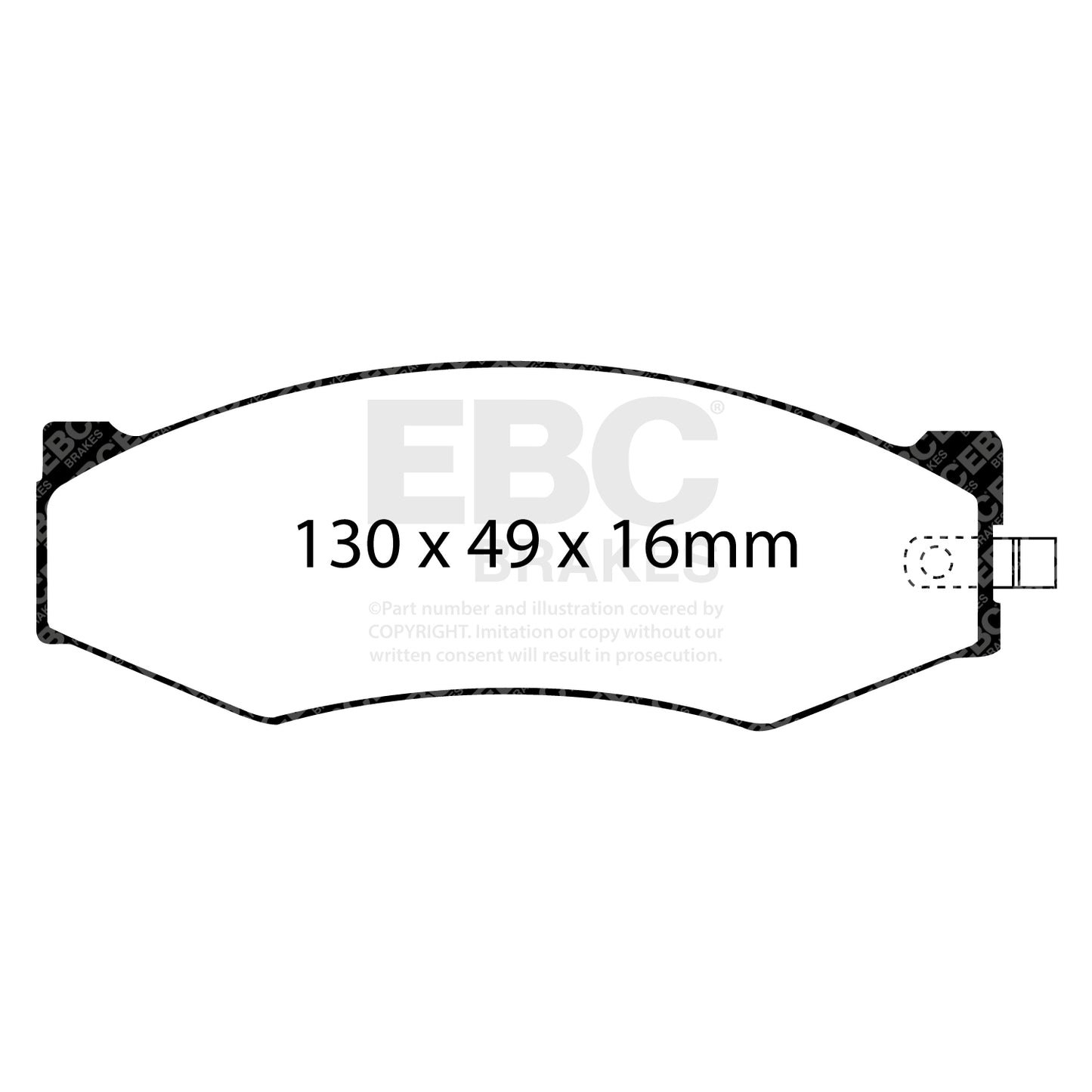 EBC Brakes Pad and Disc Kit (PDKF1448)