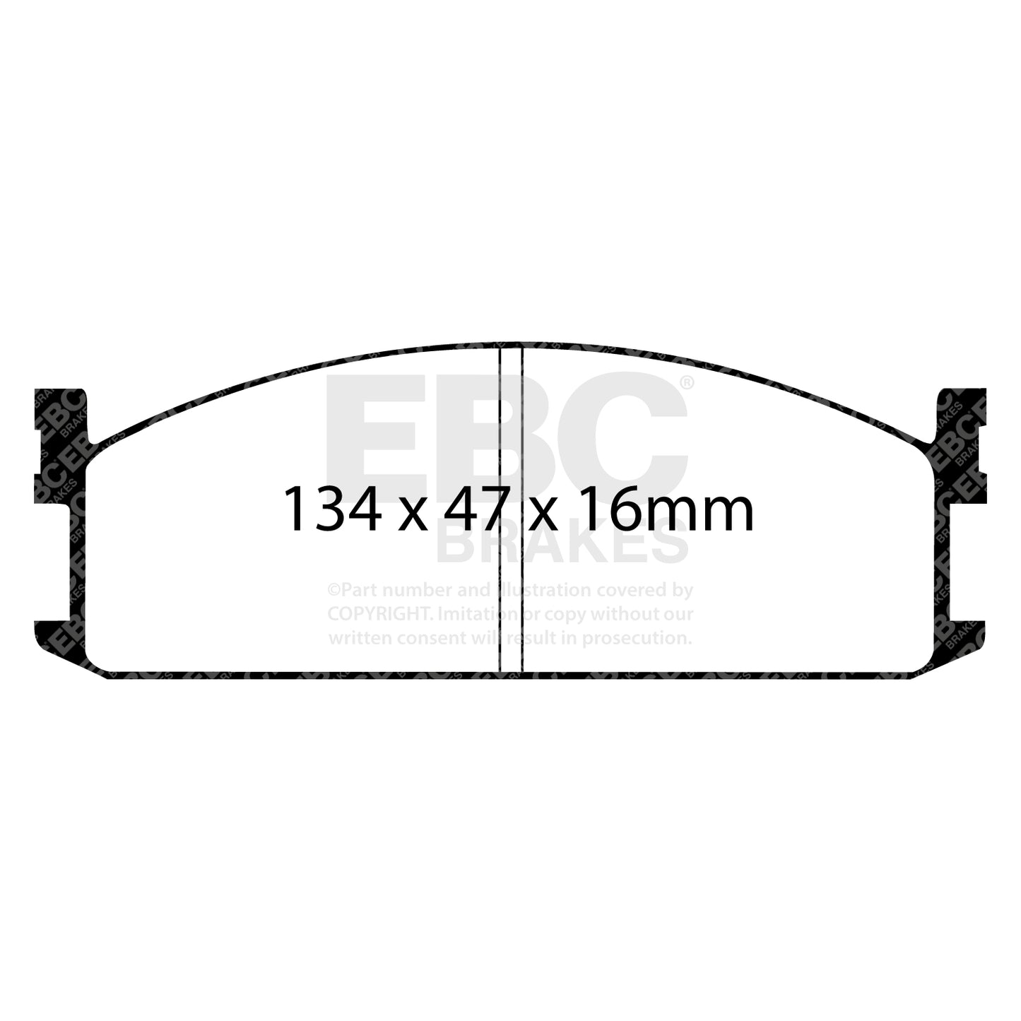 EBC Brakes Pad and Disc Kit (PDKF1520)