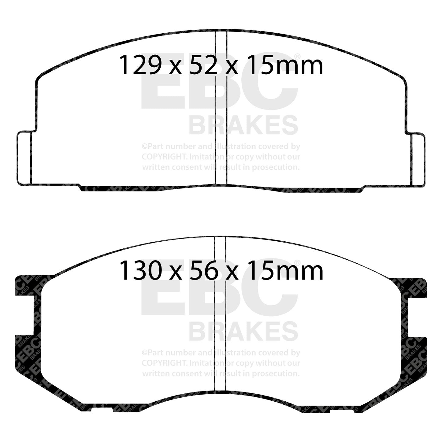 EBC Brakes Pad and Disc Kit (PDKF2004)