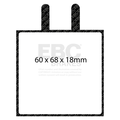 EBC Orangestuff 9000 Series Race Brake Pad Set (DP9543)