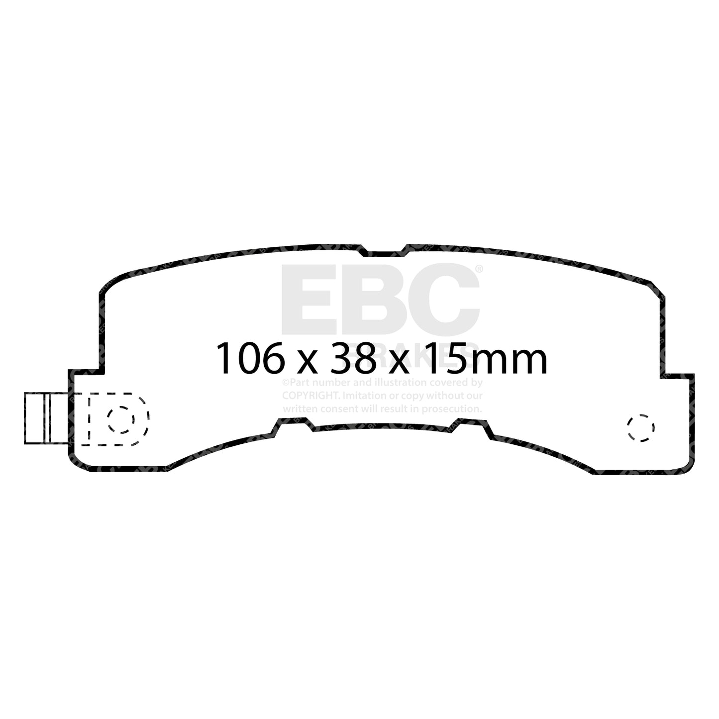 EBC Brakes Pad and Disc Full vehicle Kit (PD40K949)