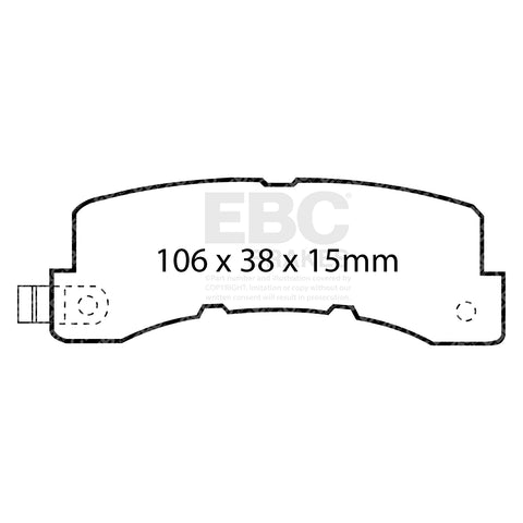 EBC Brakes Pad and Disc Full vehicle Kit (PD40K949)