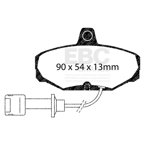 EBC Brakes Pad and Disc Full vehicle Kit (PD40K2265)
