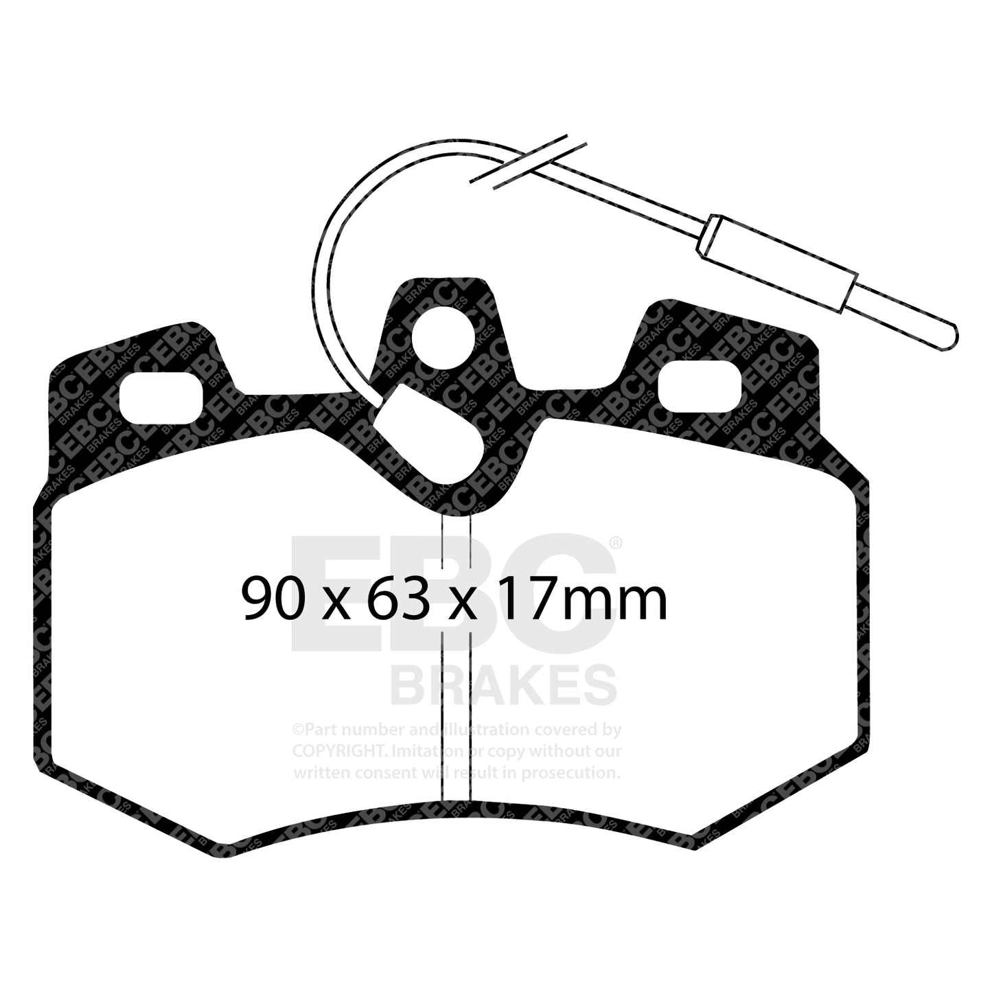 EBC Brakes Pad and Disc Full vehicle Kit (PD40K617)