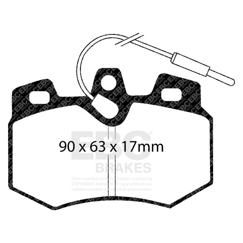 EBC Brakes Pad and Disc Full vehicle Kit (PD40K617)