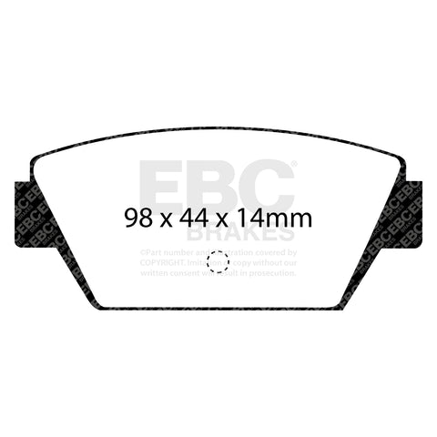 EBC Brakes Pad and Disc Full vehicle Kit (PD40K1317)