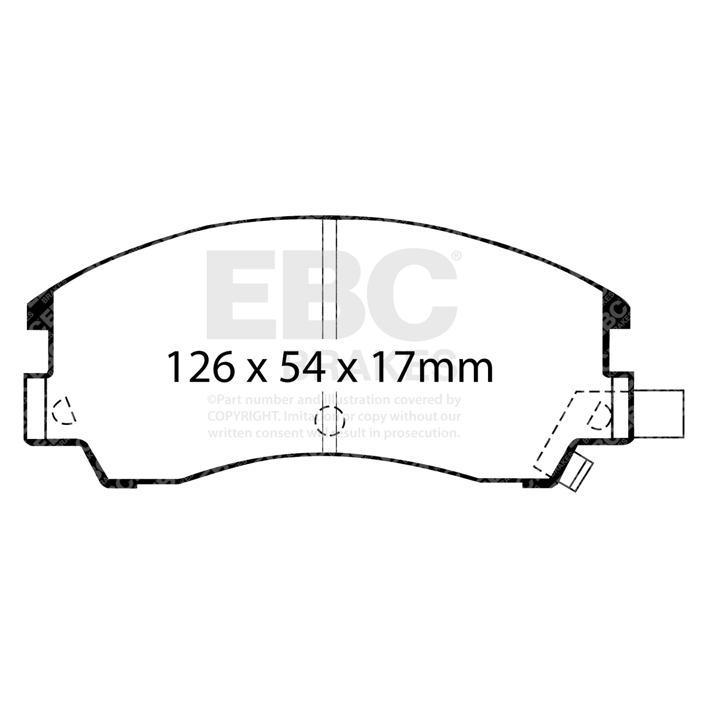 EBC Brakes Pad and Disc Kit (PDKF1842)