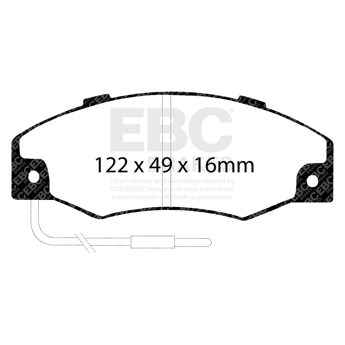 EBC Brakes Pad and Disc Full vehicle Kit (PD40K1671)