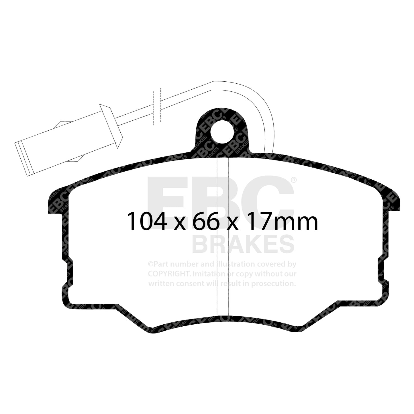 EBC Brakes Pad and Disc Kit (PDKF042)