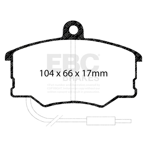 EBC Brakes Pad and Disc Kit (PDKF629)
