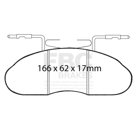 EBC Brakes Pad and Disc Kit (PDKF1728)